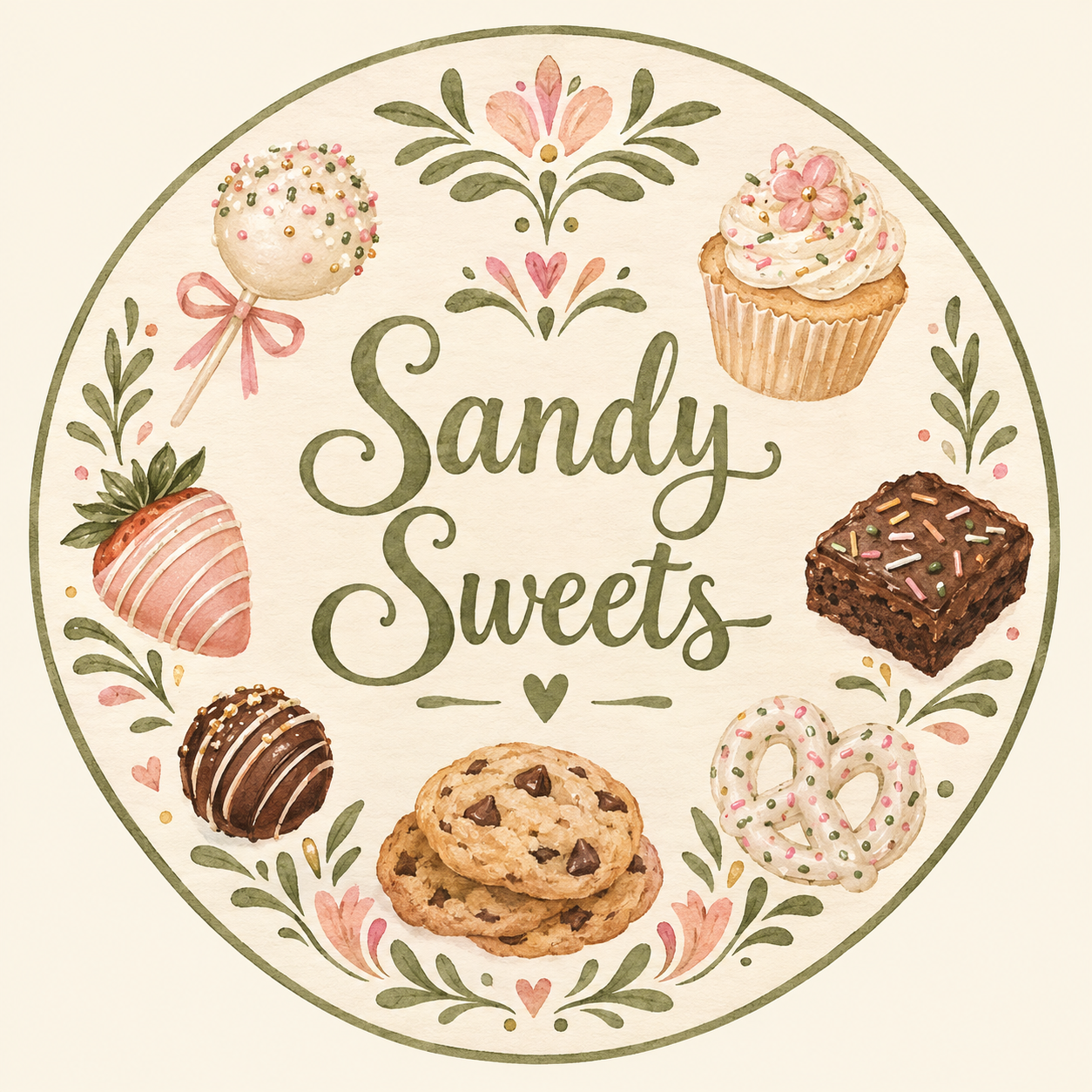 Sandy Sweets logo